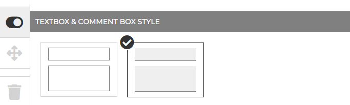 Textbox & Comment Box Style