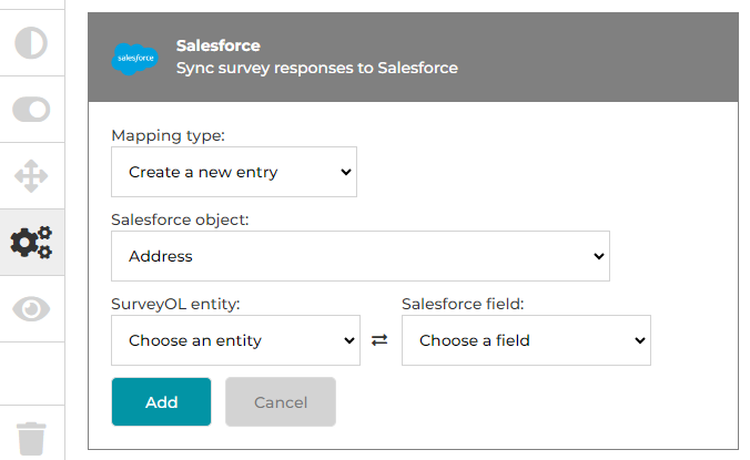 Salesforce Integration: Add New Entry